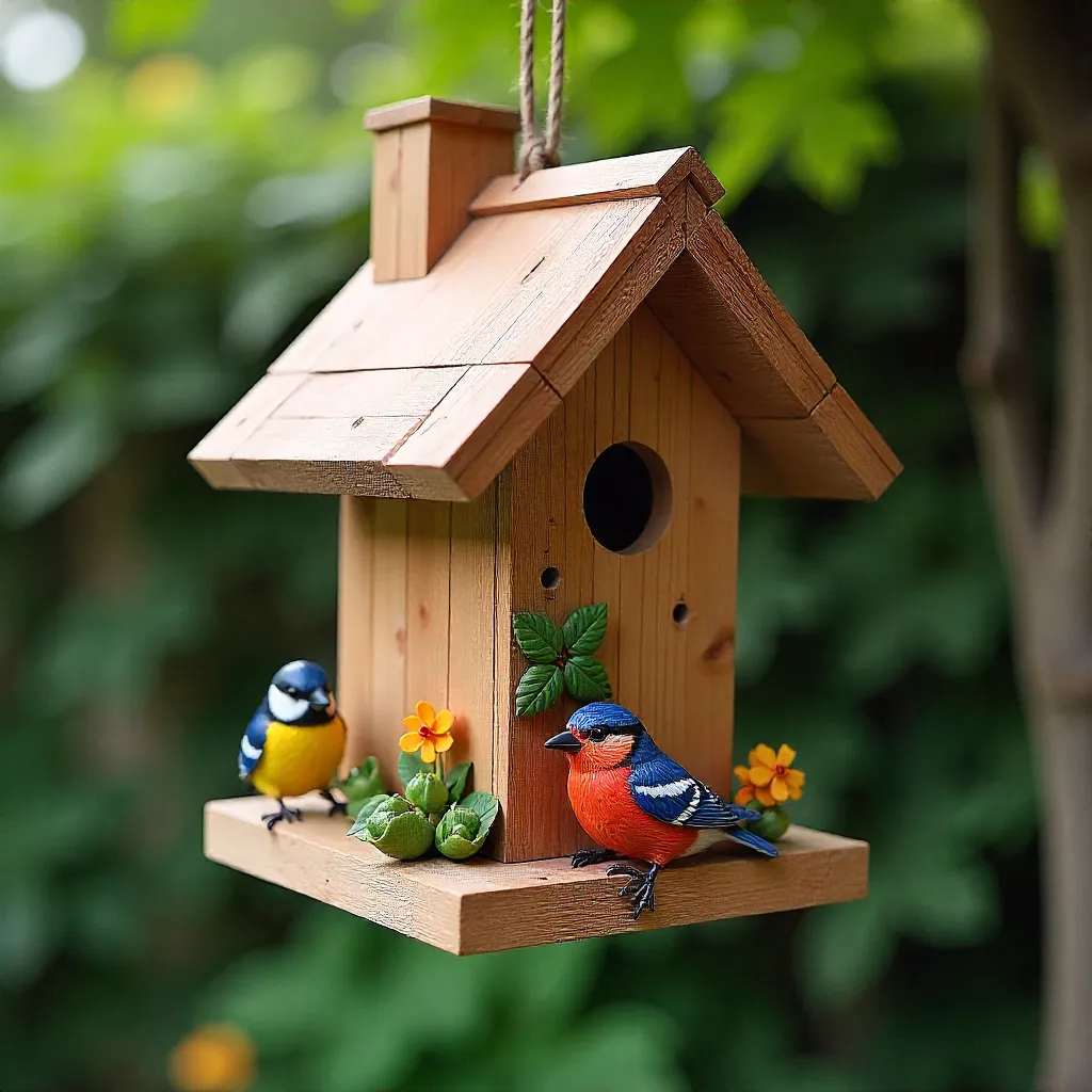 Lintupönttö puutarhassa